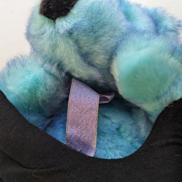 Ty 1999 Blue Teddy Bear Plush Stuffed Animal M-2 - Picture 7 of 11